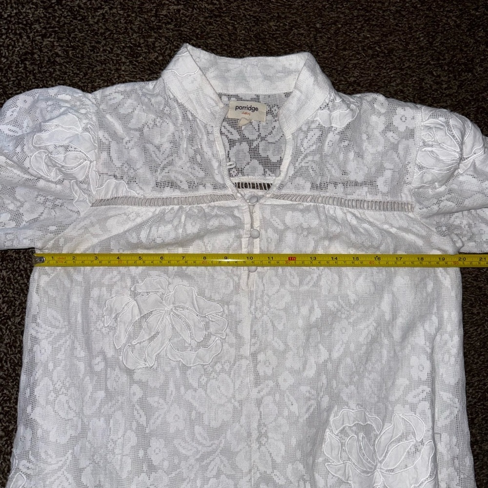 Anthropologie Porridge Tiered Lace Tunic Dress - Picture 11 of 14
